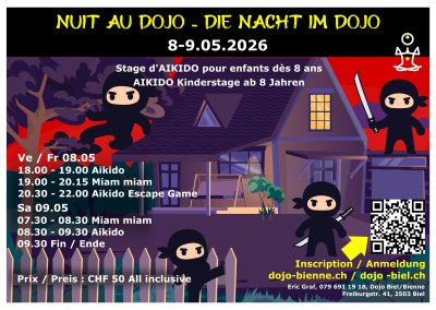Nacht Im Dojo, Kinderstage 8+ Jahre alt