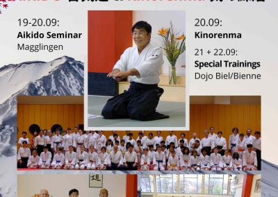 Aikido & Kinorenma Spezialseminar mit Shihan Ikuhiro Kubota, 19.-22. September 2026